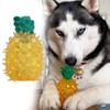 Dog Cooling Chew Toy Summer Freezable Watermelon Lemon Pineapple Puppy Teething Toy Bite Resistant Squeaky Pet Teeth Cleaning Toy