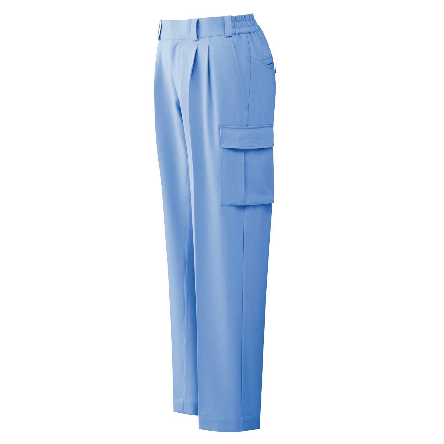 

Verdexel Work Cargo Full Leg Easy Light 4L [Midori Anzen] Одежда, Брюки, Унисекс, Антистатические, Открывающиеся, Гибкие, VE52C, Низ, Синий, светло-синий