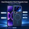 Сетчатый чехол-бампер с магнитом для отвода тепла для Xiaomi 18 17 Pro Max, противоотпечатковый, с рамкой для камеры из сплава, ударопрочная защитная задняя крышка