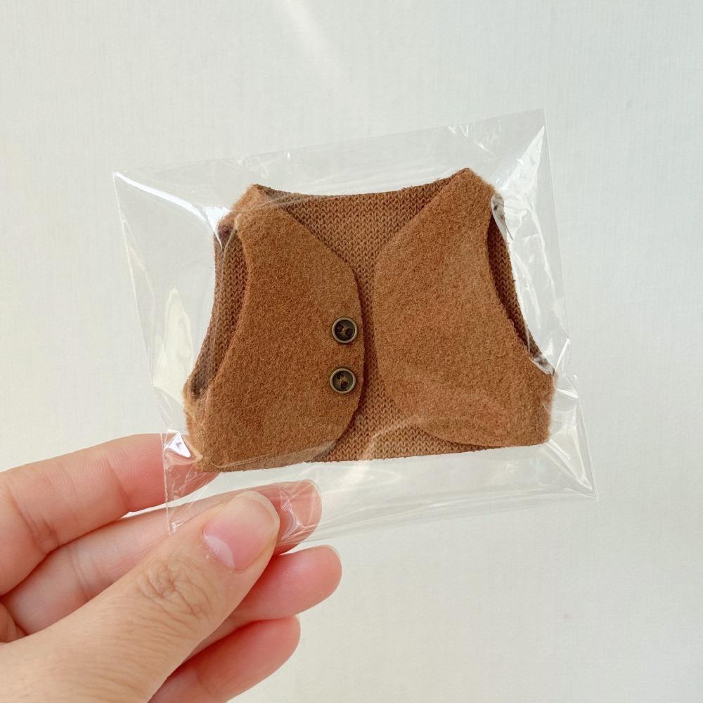 Sleeveless T-shirt Doll Costume Cotton Stuffed Doll 15cm Doll Outfit for 10~15cm Doll Gift
