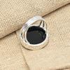 AAA+ Blue Triplet Opal Gemstone Solid 925 Sterling Silver Handmade Ring Jewelry