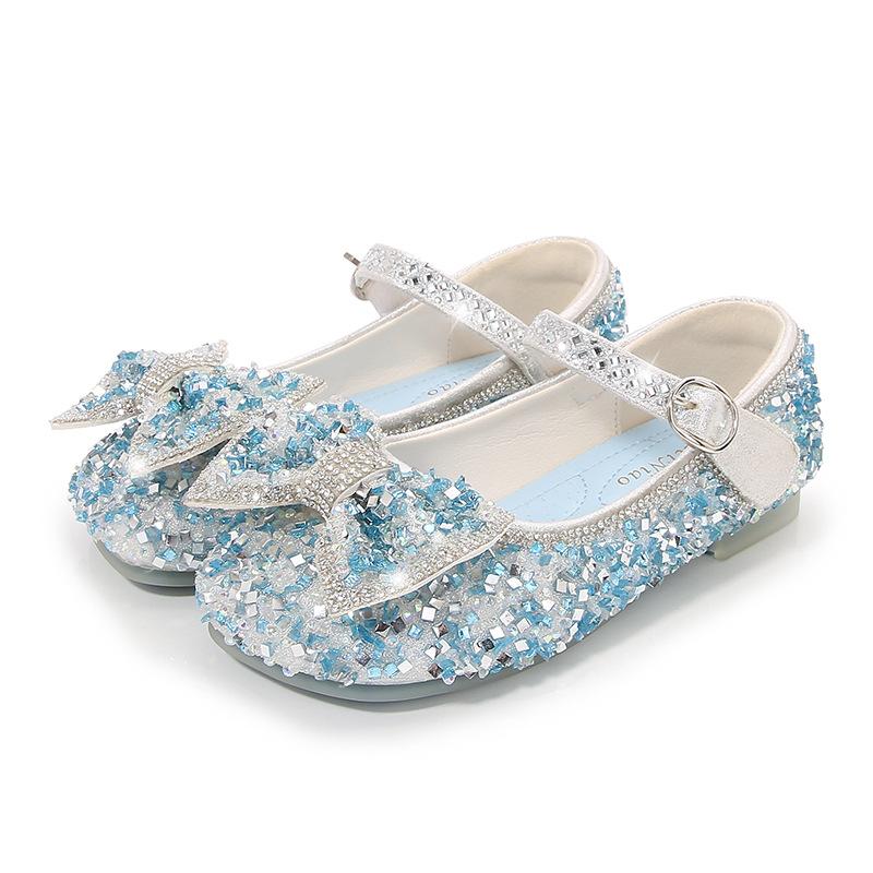Girls Princess Shoes 2026 Summer Comfort Little Girl Aisha Elementary and Secondary School Children's Show Shoes