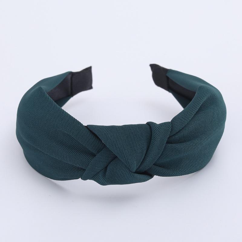 Minimalistische Damen Stirnbänder Einfarbiges Köpergewebe Geknotete Haarbänder für Damen Mädchen Lässig Einkaufen Reisen Kopfschmuck Accessoires