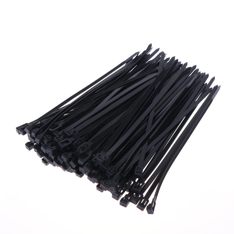 100/300Pcs Durable Nylon Wire Fasteners Reusable Plastic Cable Zip Ties With Quick Release For Home Office And Outdoor Use