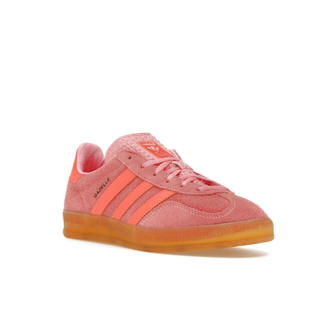 Adidas Gaselle Innendørs Beam Rosa Solar Rød Dame Joggesko Gum IE1058
