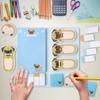 Thickened Self-Adhesive Sticky Notes 50 Sheets Square Memo Pad Animal Sticky Notes Set  Stationery