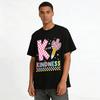 K Is For Kindness Checkered Pencil Print Casual Top Pure cotton T-shirt