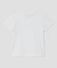 Taibseobiseu Glittered Spiral Ruched Top [White]