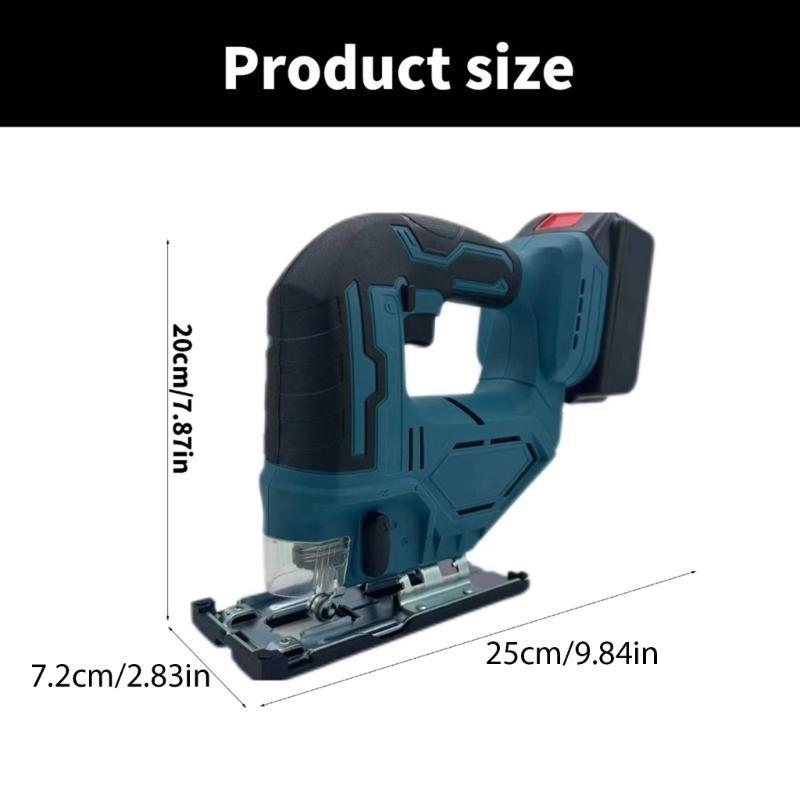 Cordless Electric for 21V Battery (Not Included) Efficient Woodworking Tool for Curved Straight Cutting Tool
