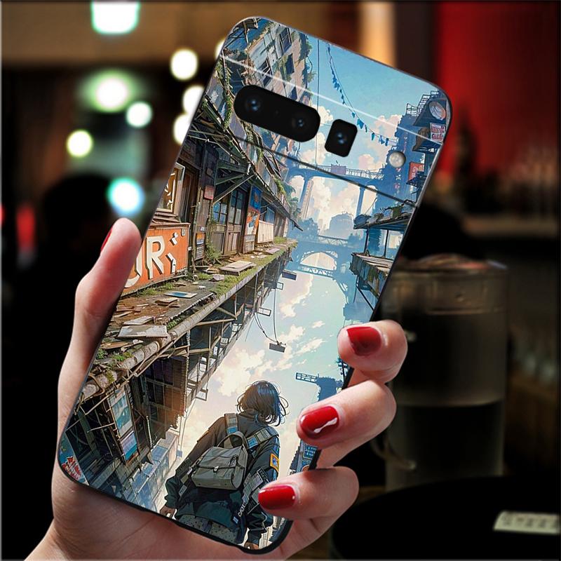 Anime Sceneary Art Phone Case For Google Pixel 10 9 Pro XL 9A 8 7 6 Pro Pixel 8A 7A 6A Pixel 8 7 6 5