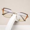 Cat'S Eye Color-Changing Optical Frame Female Anti-Blue Light Glasses Frame Female