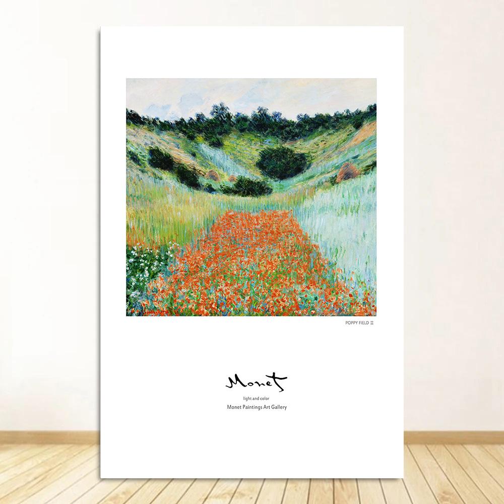 Claude Monet Klasická Umělecká Kolekce Obrazy Plátno Plakát a Tisky Nástěnné Umění Obrázky pro Halový Obývací Pokoj Domácí Dekorace Nástěnná Malba