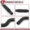 1 Pcs Radiator Coolant Hose for Toyota Camry 3.0L 1995-2003 Upper Heater Hose No.1657120020 Black Rubber