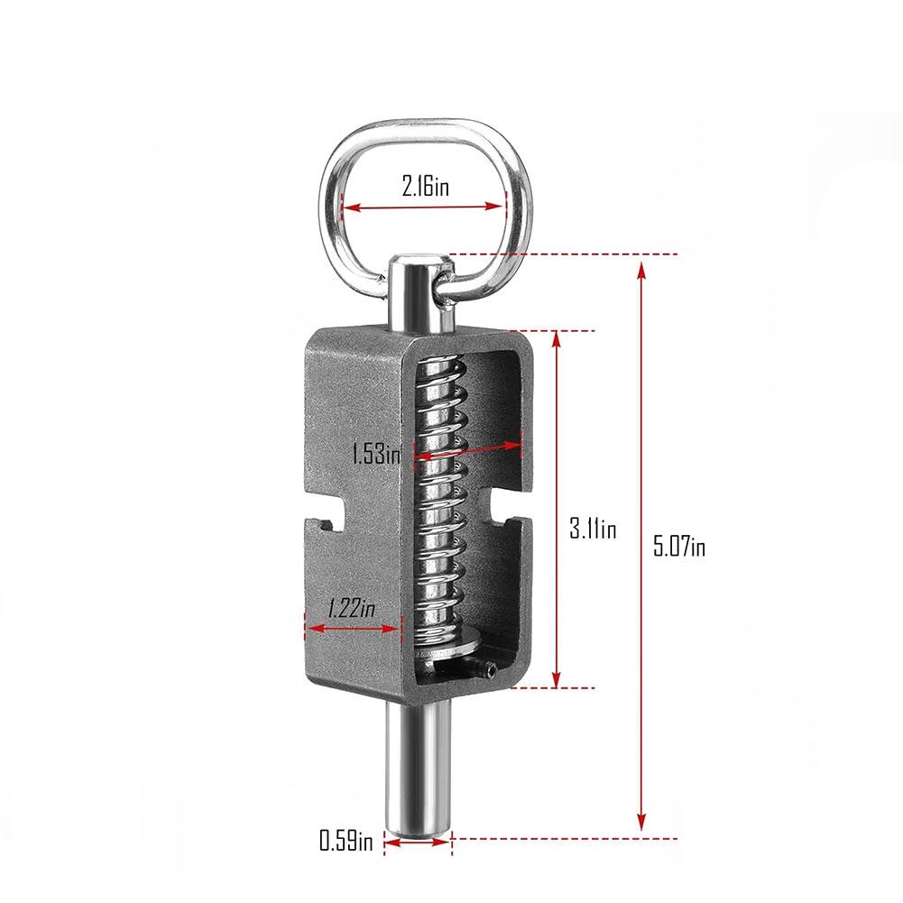

Trailer Door Lock Weld-On Spring Latch Spring-loaded Mechanism Locks In Open Position Versatile Locking Design China Mainland