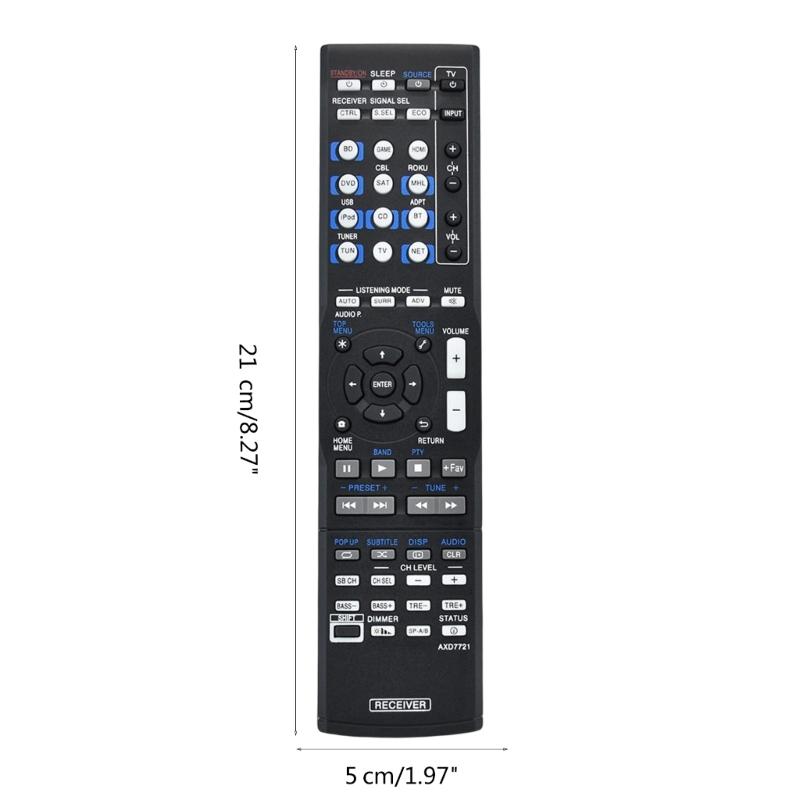 New AXD7721 Remote Control for Pioneer AV Receiver VSX44 VSX824 VSX1029K VSX102 4K Remotes AV Home Theater Controller