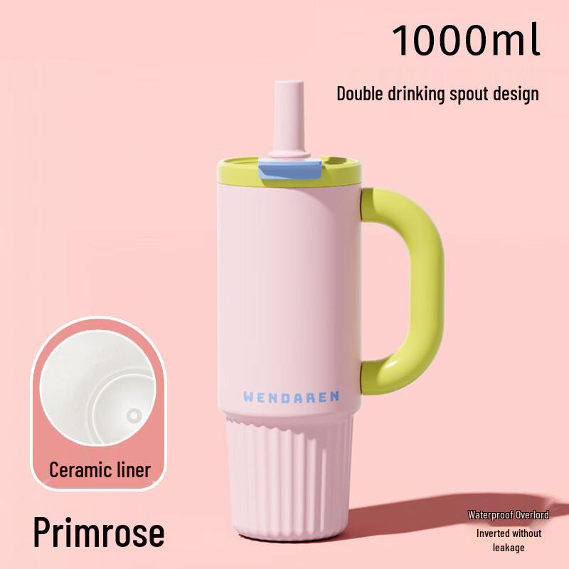 

Shangqi Ceramic Insulated Tumbler with Straw