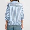 Womens Spring Tops Button Down Striped Blouse Summer Shirts for Women Casual Loose Fit Tshirts Shirts for Women
