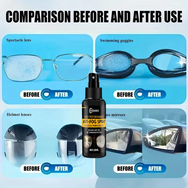 Fasilawei Rain Anti-Fog Spray - Glasses Goggles Helmet Car Window Portable Clear Vision Enhancer