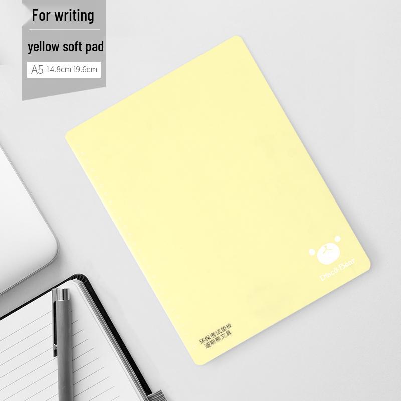 Colorful Soft Silicone Writing Pad for A4 & A3 - Ideal for Students and Exams