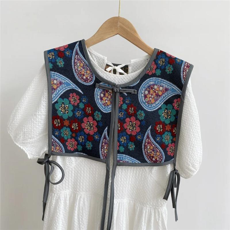 Vests Women Embroidery Lace Up Chic Vintage All Match Casual Korean Fashion Summer Classic Prevalent Waistcoat Harajuku Delicate