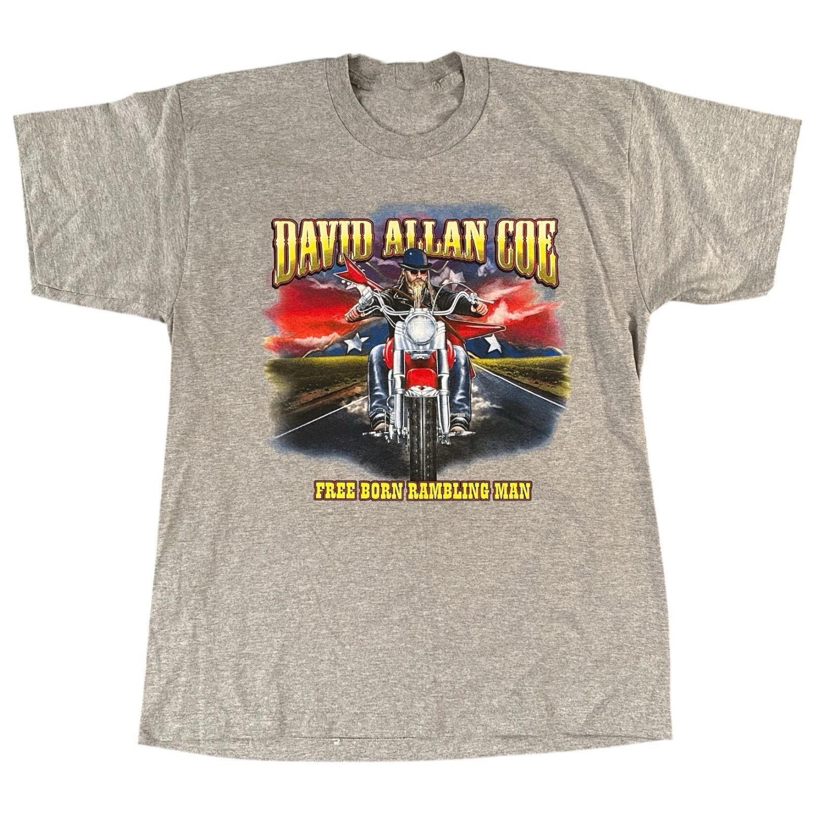 

David Allan Coe Rock Rambling Man Flag T-shirt S to 5XL 2F1051 XL