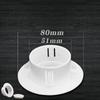 Decorative Cap Plastic Vent Wall Hole Cover Dust Barrier