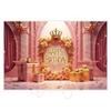 Pink Birthday Theme Party Decoration Backdrop Cloth - Party Decoration Scene Background Wall Hanging
