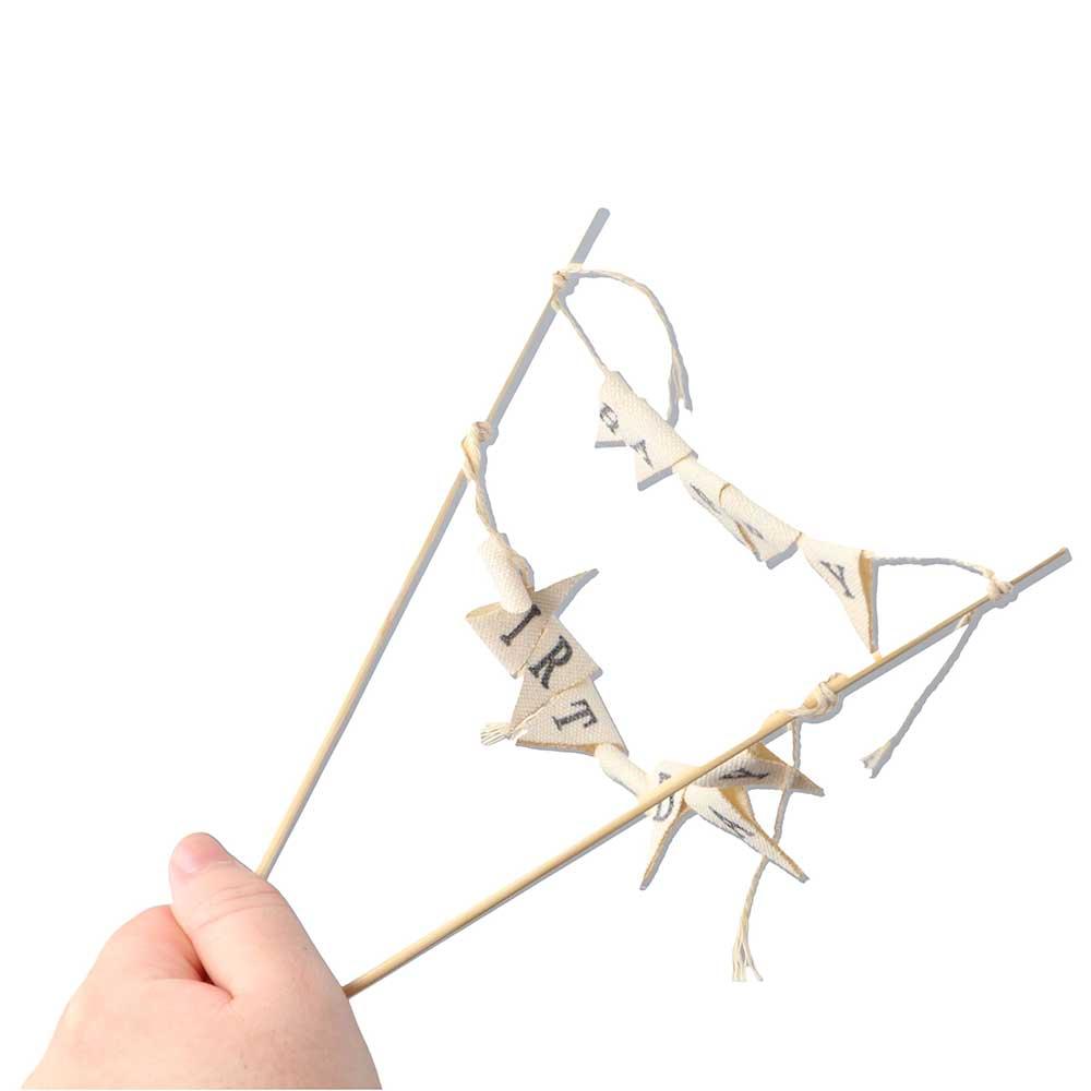 Cupcake Cake Flag Bunting Pennant Happy Birthday Banner Party Supplies Cake Decoration Cake Topper