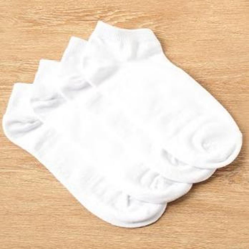 Women's Basic Short Socks Black/White [5~8(US) 2.5~5.5(UK)36~39(EU)]