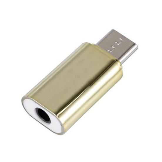 Adapter Portable Plug Type C to Play Mini 3.5mm Headphone Jack Audio Stereo