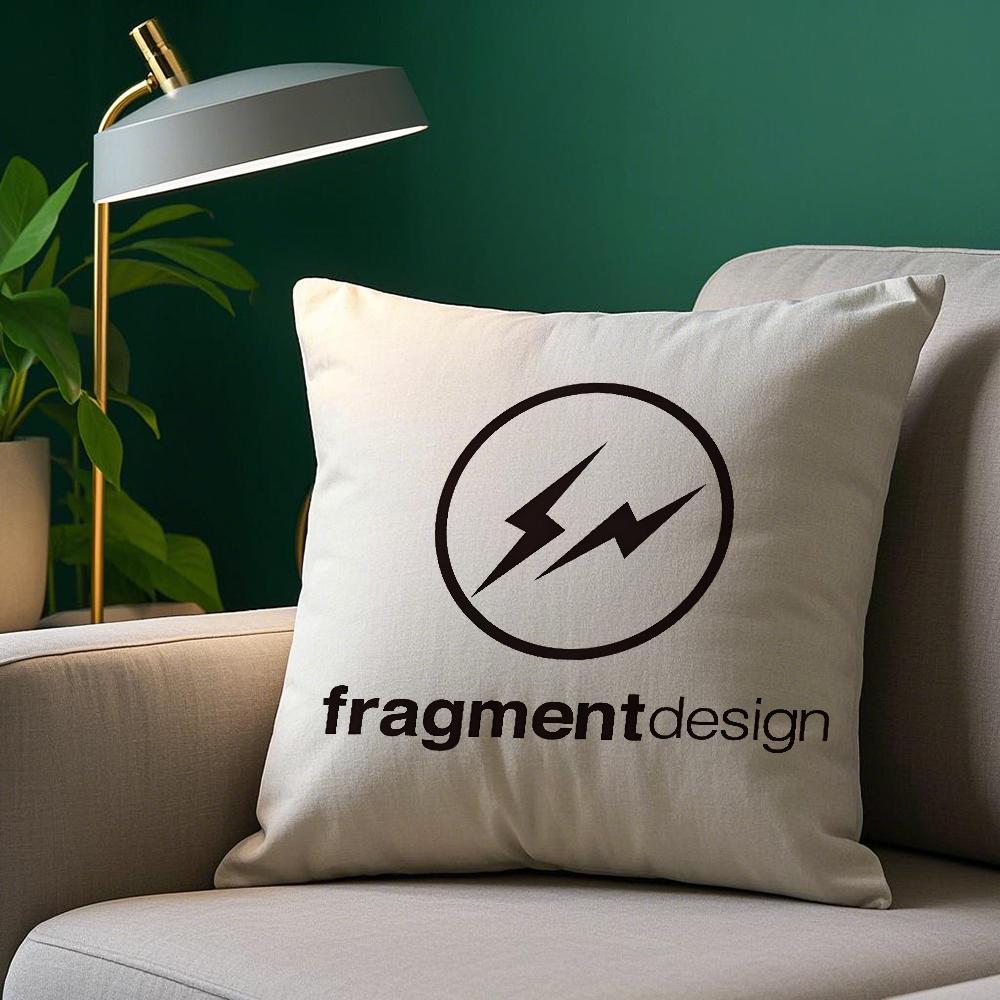 Lightning F-Fragment D-Design Pillow Case Plush Fabric Soft Double Sided Print Sofa Cushion Cover Throw Pillow Covers