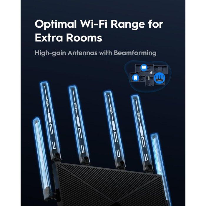 CUDY BE6500 Router WiFi 7 Da Gioco Dual Band 6,5 Gbps 2.5G WAN Porte LAN Ethernet