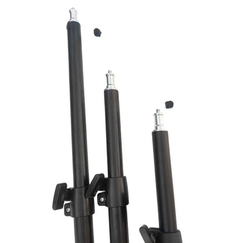 Adjustable Telescopic Extension Rod For Camera Mount Light Stand Aluminum Alloy 1/4inch Thread Adapter 30cm 40cm 60cm