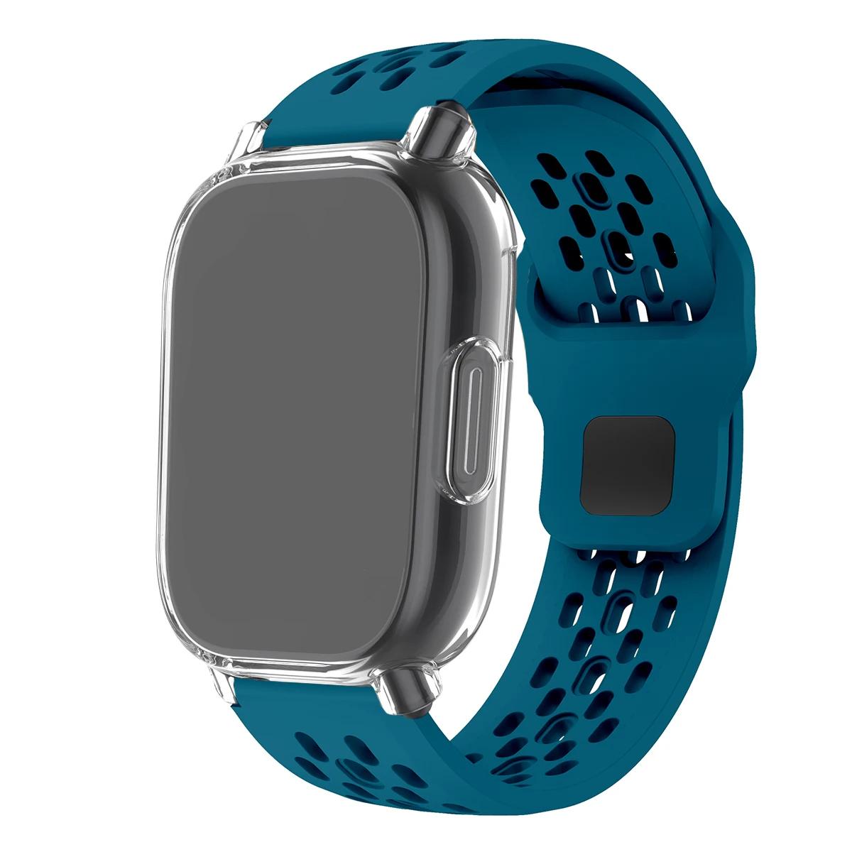 

Case+Silicone Strap For Xiaomi Redmi Watch 5 active/5 Lite Full Cover Screen Protector TPU Soft Shell and Breathable Sport Band For Redmi 5 Lite