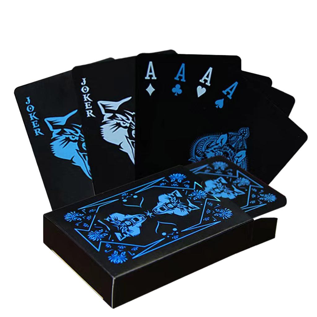 54 Sheets Playing Cards Deck Classical PVC Waterproof Playing Poker Cards Deck of Cards Adults Table Game Playing Cards