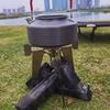 Folding Camping Pot Support   Stand Trivet Stove Rack for Outdoor Camping Hiking Backpacking