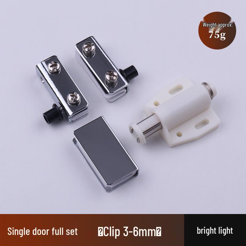 Frameless Glass Door Pivot Hinge for Cabinets with Automatic Opening Mechanism