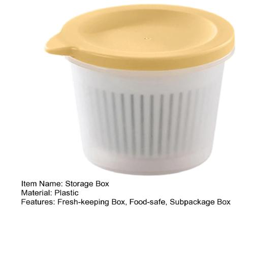 Storage Box, Draining Water Freshness Keeper, Keeps Food Fresh Food-Safe Container, for Garlic And Onions