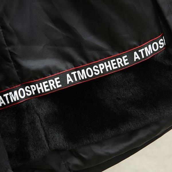 Men's Casual Business Parka with Detachable Hood and Thickened Coat