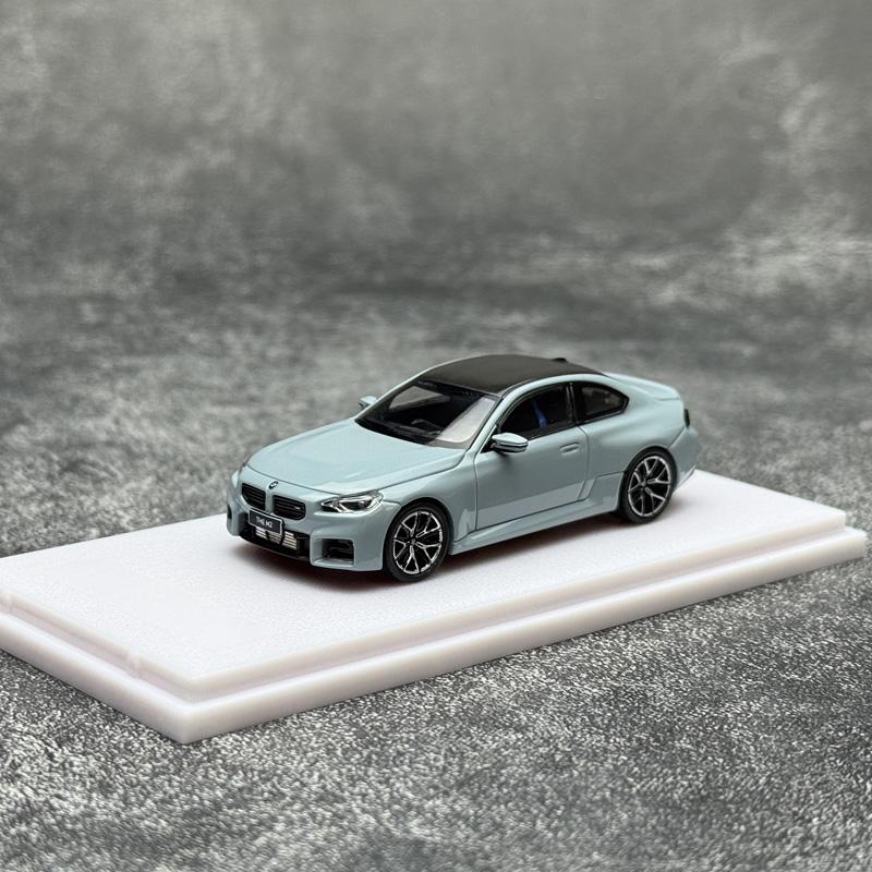 HowieModel 1:64 scale M2 G87  Gray Alloy Die-Cast Model Car Static display holiday gift collection