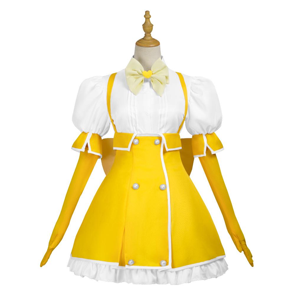 Mahou Shoujo ni Akogarete Kaoruko Amamiya Cosplay Anime Costume