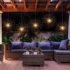Solar LED Firework String Lights: Waterproof, Remote-Controlled Dandelion Design for Outdoor Hanging