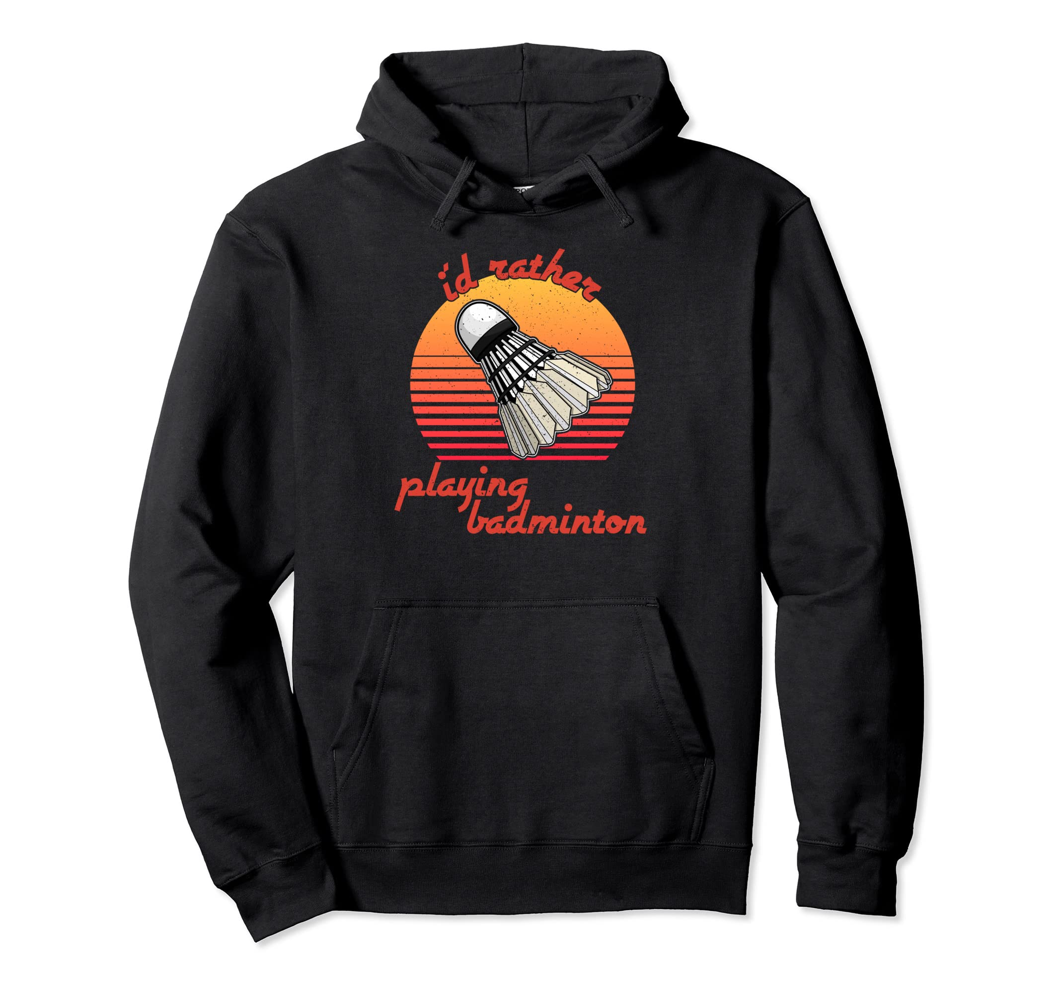 

Badminton Shuttlecock Player Badminton Racket Club Sports Hoodie