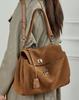 NIKI BAGS Large Capacity Autumn Winter Suede Leather Tote Bag Frosted Cowhide High-Grade Shoulder Bag for Women vintage bag