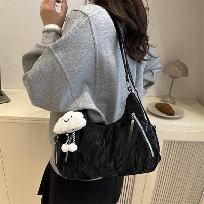 2025 Trendy Large-Capacity Textured Women's Crossbody & Tote Handbag for Casual Commute
