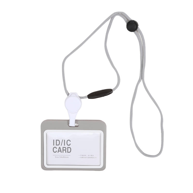 Lanyards Credential Holder Transparent Retractable Badge Reel With Lanyard Nurse Accessories For Work Removable ID Card Holder