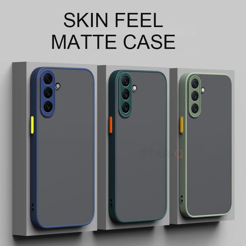 Matte Translucent Hard Case For Samsung Galaxy A55 A54 A35 A34 A25 A24 A14 A15 4G 5G A05s Silicone Back Cover A 55 35 25 15