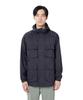 Snow Peak Double Weave Mountain Parka Outer Jacket for Men and XL U.L. JK-26SU012 Women, BLACK,