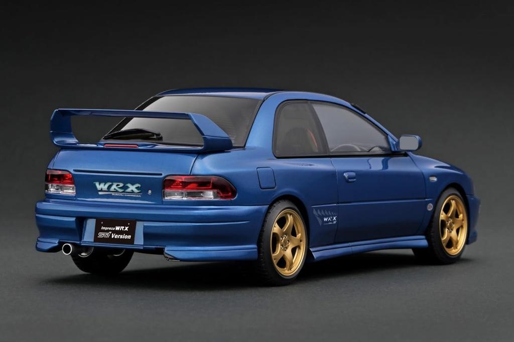 ignition model SUBARU Impreza WRX Type R STi Version V Blue Finished Product IG3540 1/18 (GC8)