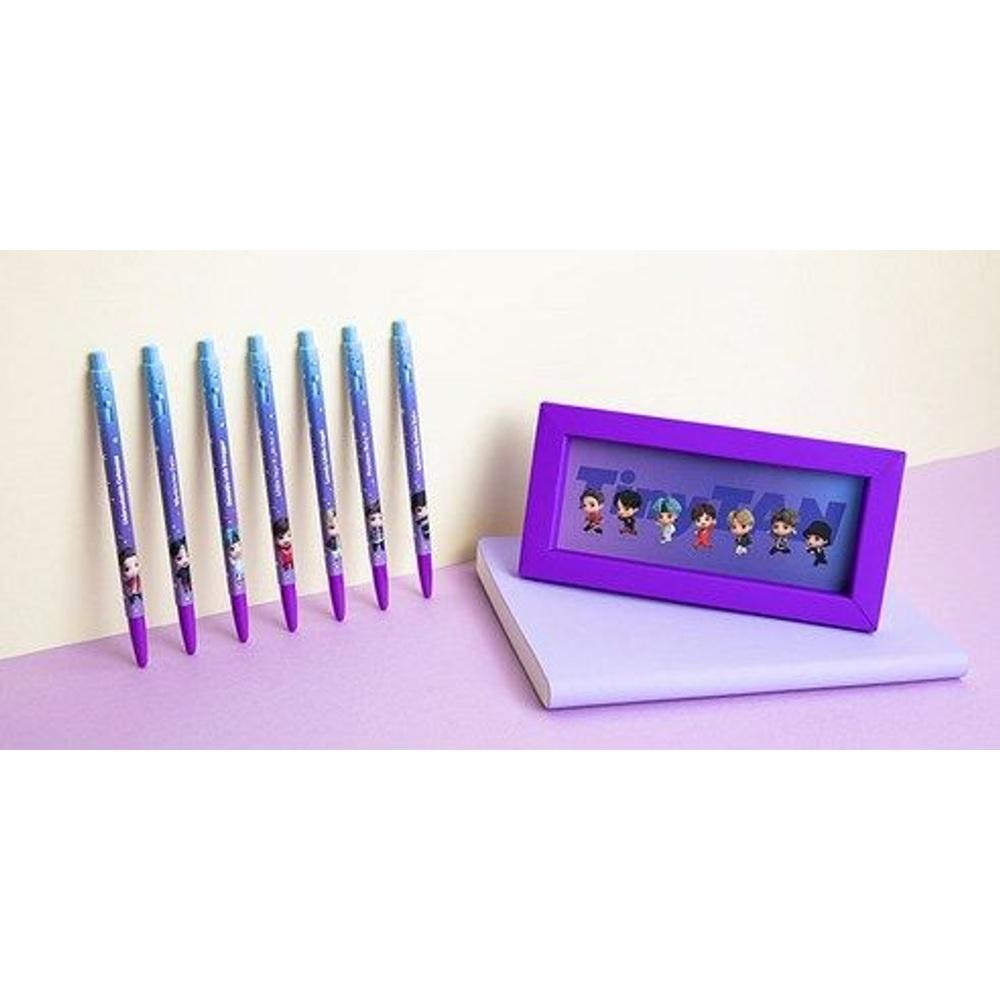 MONAMI TinyTAN BTS BP 153 Długopis 0,5 mm Zestaw 7 Długopisów